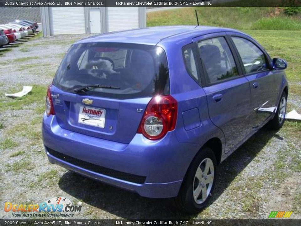 2009 Chevrolet Aveo Aveo5 LT Blue Moon / Charcoal Photo #7