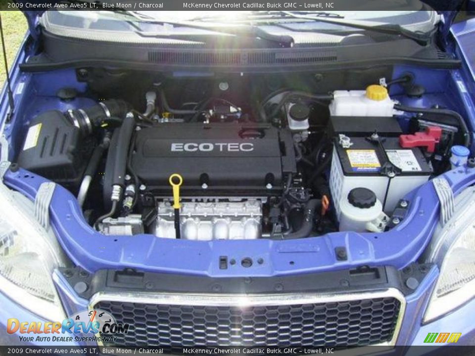 2009 Chevrolet Aveo Aveo5 LT Blue Moon / Charcoal Photo #11