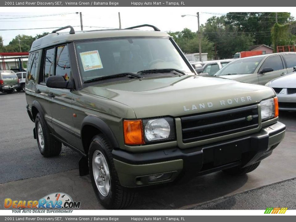 2001 Land Rover Discovery SE7 Veinna Green / Bahama Beige Photo #4