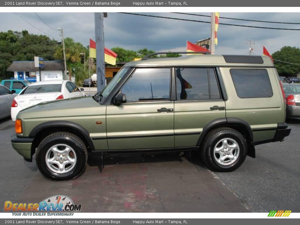 2001 Land Rover Discovery SE7 Veinna Green / Bahama Beige Photo #5