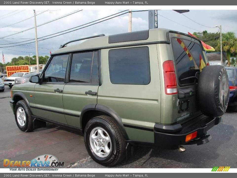 2001 Land Rover Discovery SE7 Veinna Green / Bahama Beige Photo #6