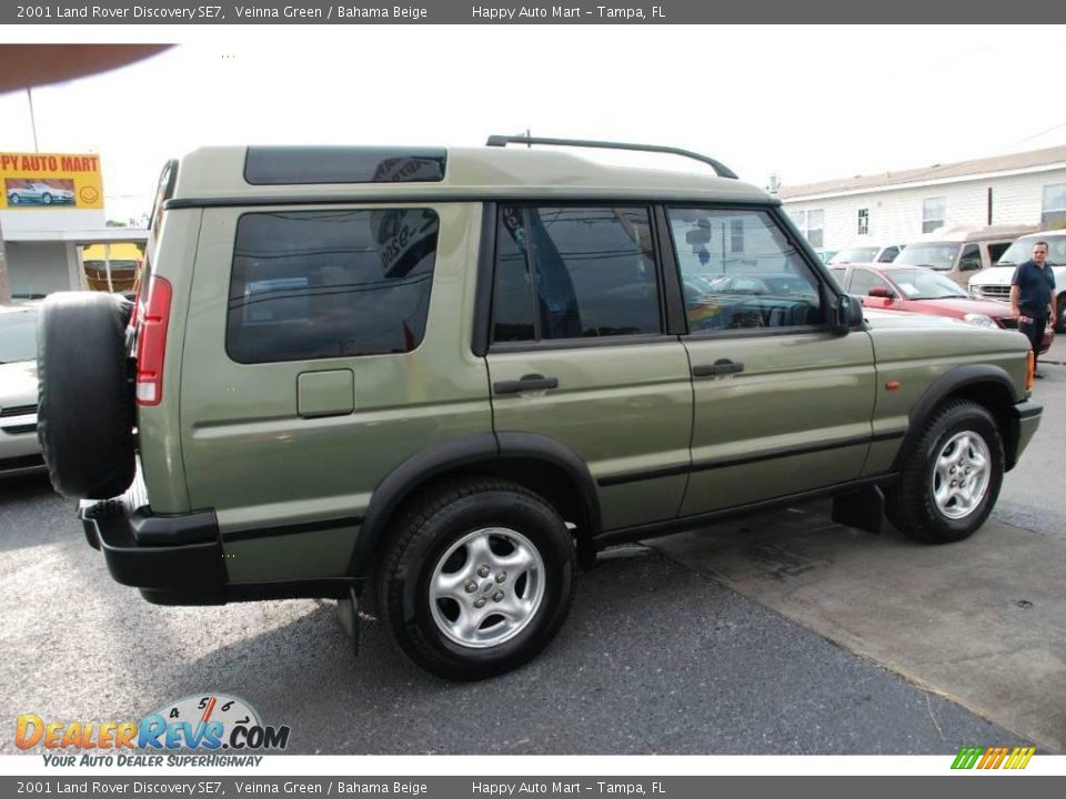 2001 Land Rover Discovery SE7 Veinna Green / Bahama Beige Photo #8