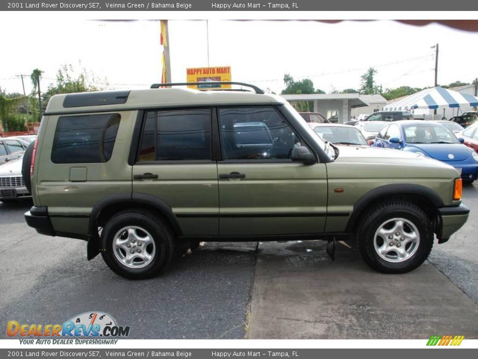 2001 Land Rover Discovery SE7 Veinna Green / Bahama Beige Photo #9