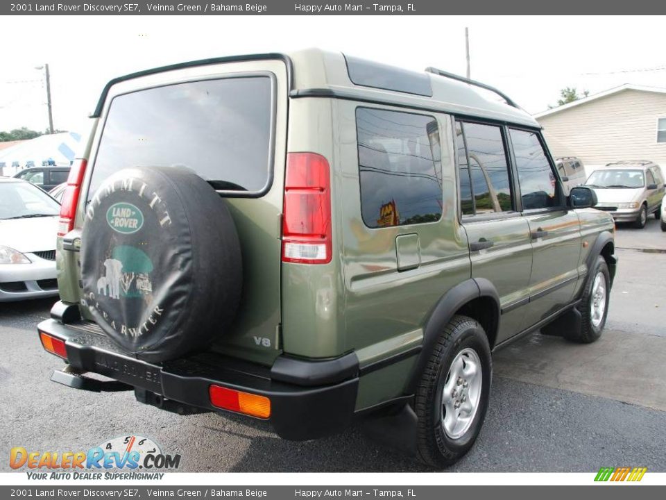 2001 Land Rover Discovery SE7 Veinna Green / Bahama Beige Photo #10