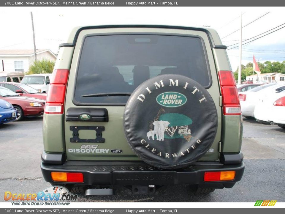 2001 Land Rover Discovery SE7 Veinna Green / Bahama Beige Photo #11