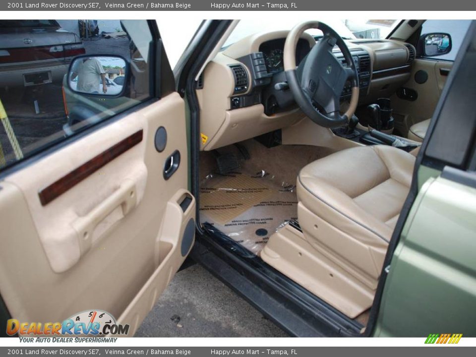 2001 Land Rover Discovery SE7 Veinna Green / Bahama Beige Photo #16