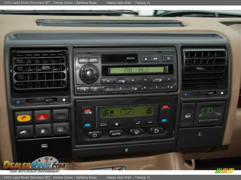 2001 Land Rover Discovery SE7 Veinna Green / Bahama Beige Photo #18