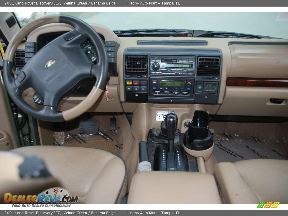 2001 Land Rover Discovery SE7 Veinna Green / Bahama Beige Photo #19