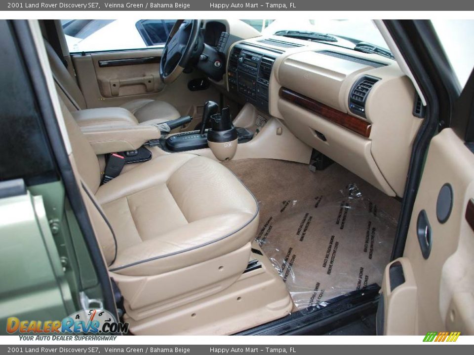 2001 Land Rover Discovery SE7 Veinna Green / Bahama Beige Photo #20