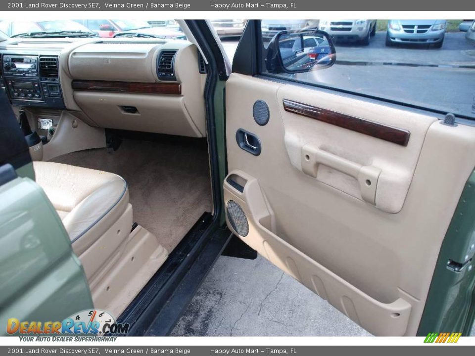 2001 Land Rover Discovery SE7 Veinna Green / Bahama Beige Photo #22