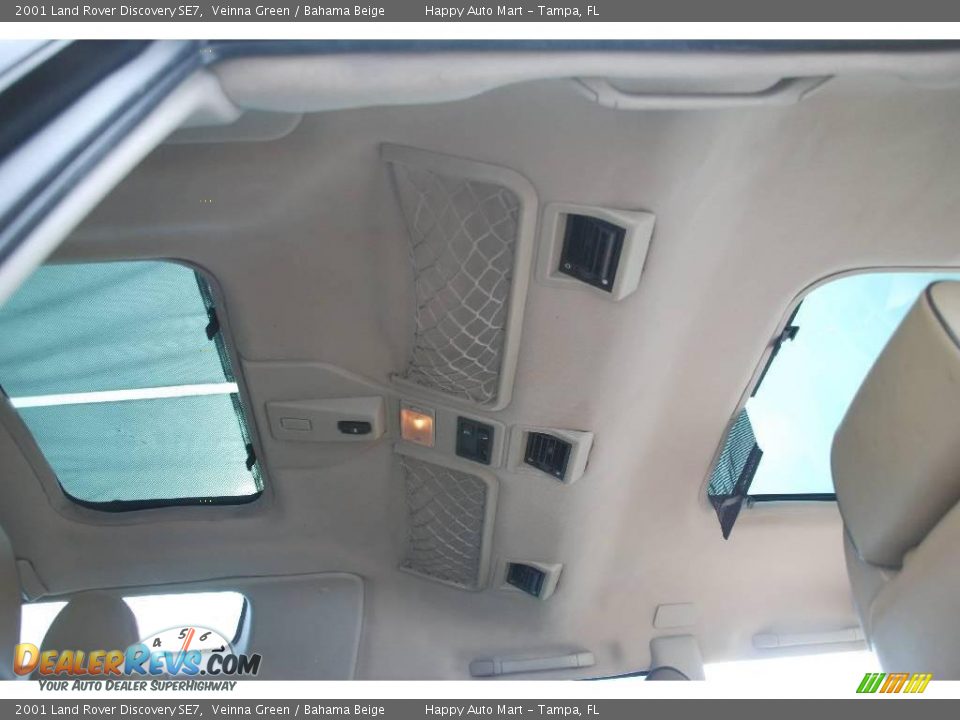 2001 Land Rover Discovery SE7 Veinna Green / Bahama Beige Photo #24