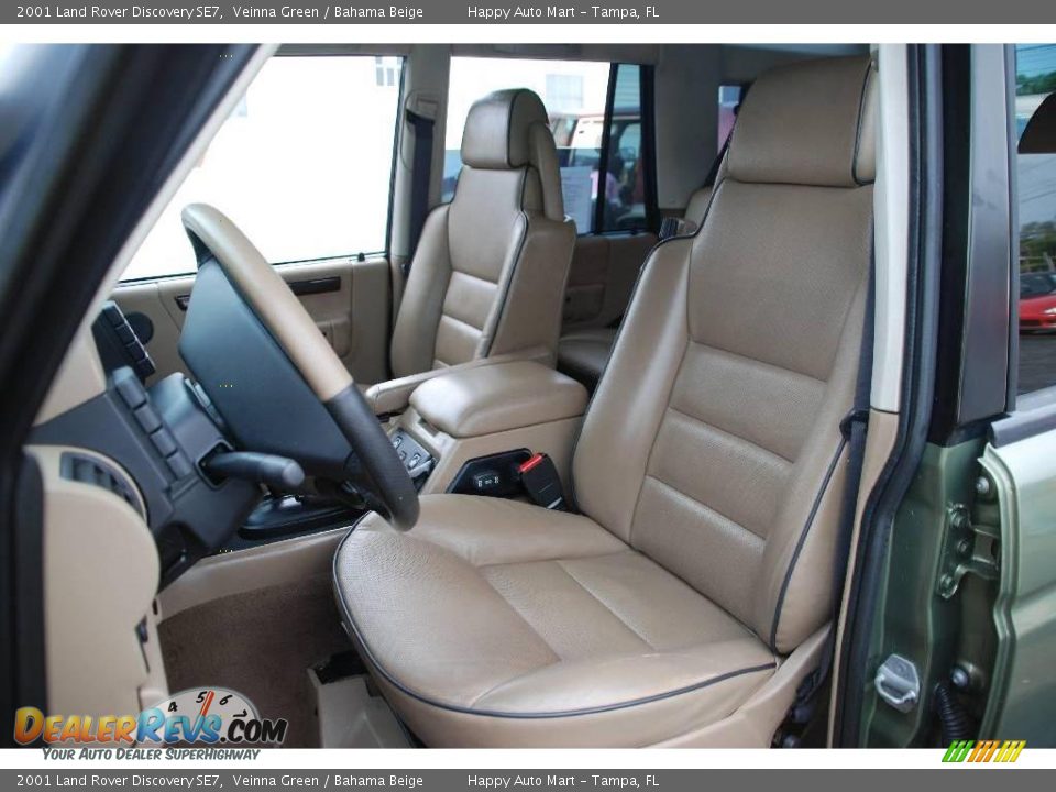 2001 Land Rover Discovery SE7 Veinna Green / Bahama Beige Photo #26