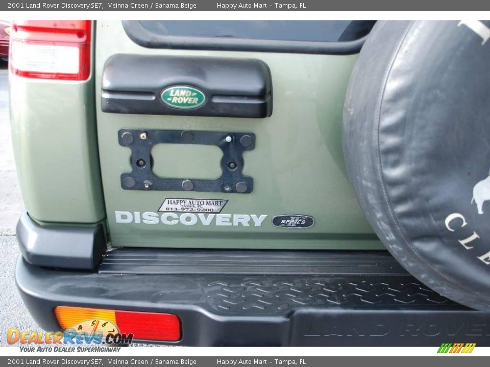 2001 Land Rover Discovery SE7 Veinna Green / Bahama Beige Photo #31