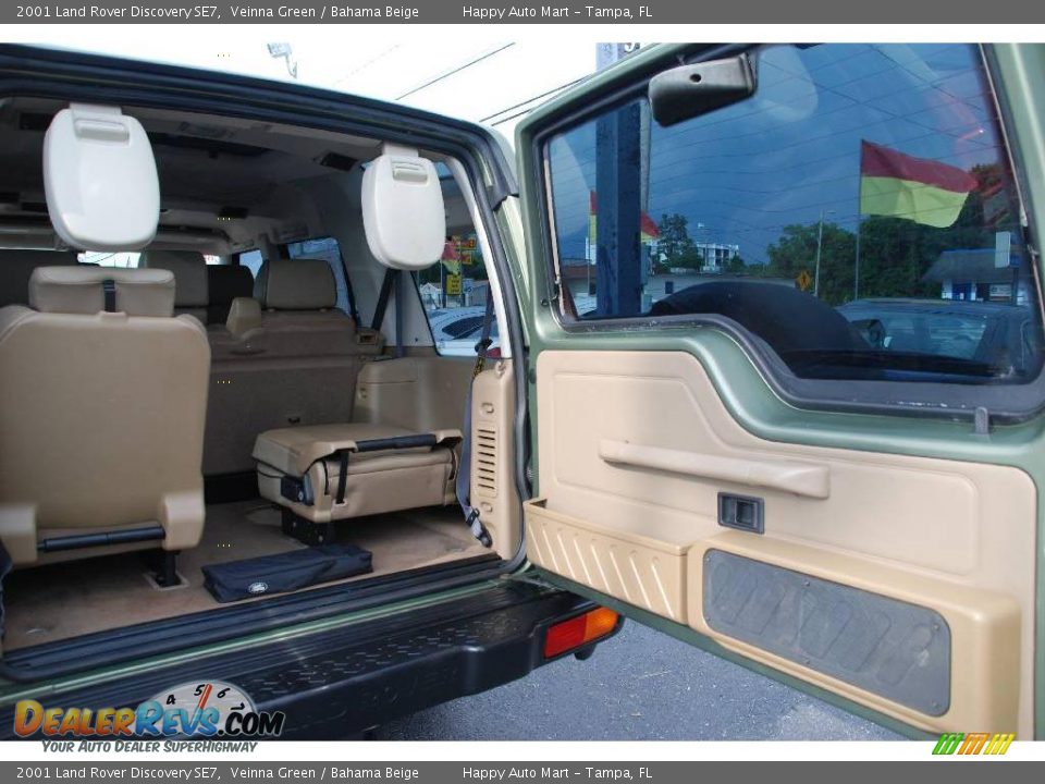 2001 Land Rover Discovery SE7 Veinna Green / Bahama Beige Photo #34