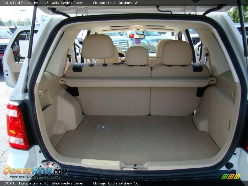 2010 Ford Escape Limited V6 White Suede / Camel Photo #10