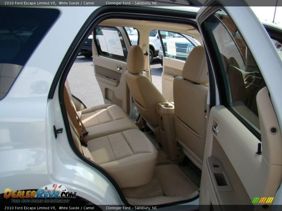 2010 Ford Escape Limited V6 White Suede / Camel Photo #11