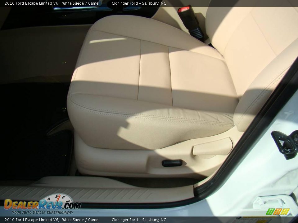 2010 Ford Escape Limited V6 White Suede / Camel Photo #17