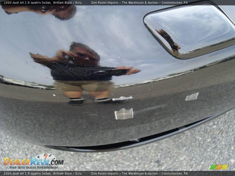 1999 Audi A4 2.8 quattro Sedan Brilliant Black / Ecru Photo #34