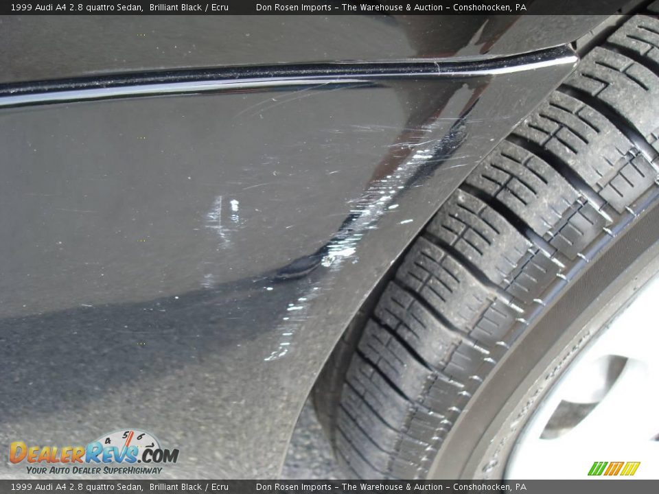 1999 Audi A4 2.8 quattro Sedan Brilliant Black / Ecru Photo #35
