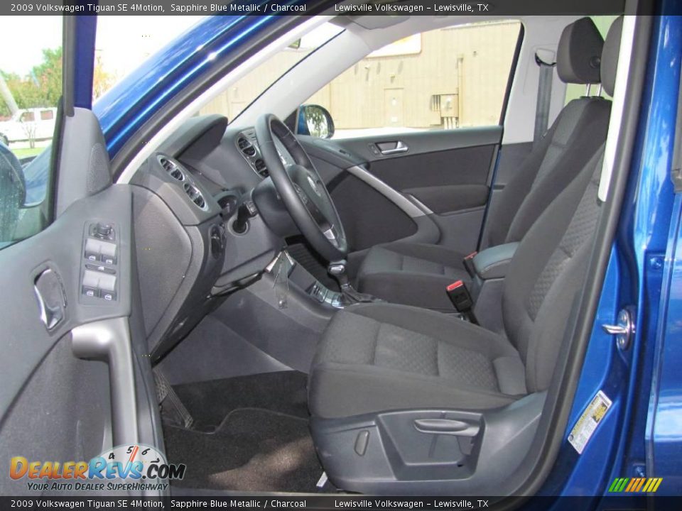 2009 Volkswagen Tiguan SE 4Motion Sapphire Blue Metallic / Charcoal Photo #9