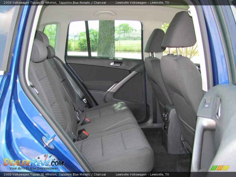 2009 Volkswagen Tiguan SE 4Motion Sapphire Blue Metallic / Charcoal Photo #11