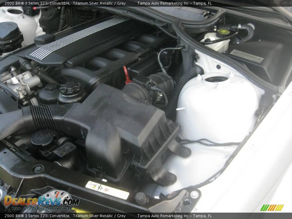 2000 BMW 3 Series 323i Convertible Titanium Silver Metallic / Grey Photo #21