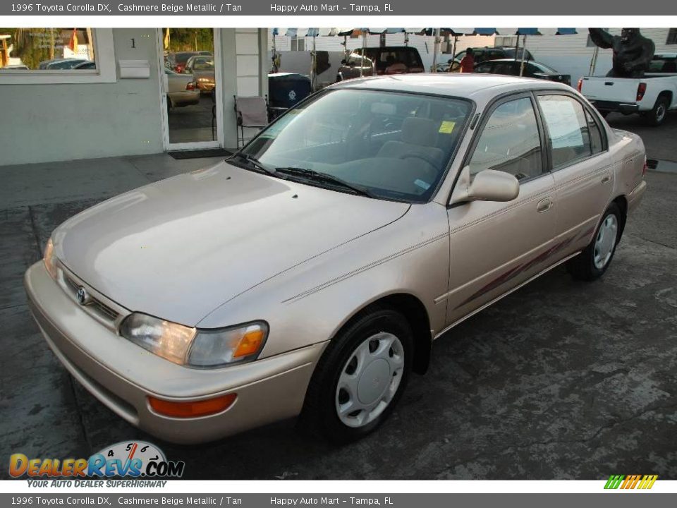 1996 Toyota Corolla DX Cashmere Beige Metallic / Tan Photo #1