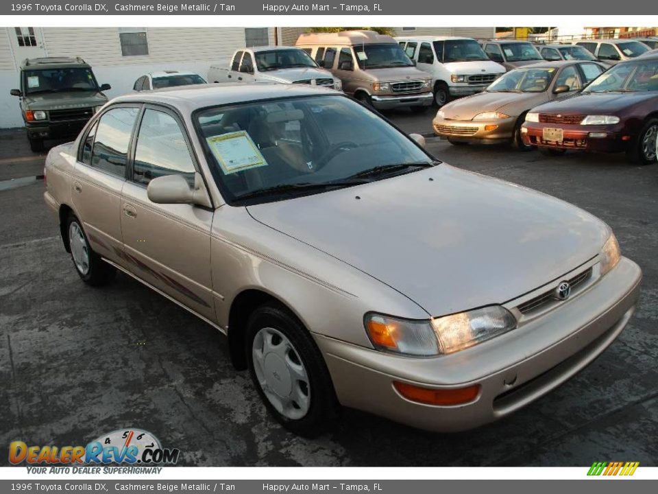 1996 Toyota Corolla DX Cashmere Beige Metallic / Tan Photo #2