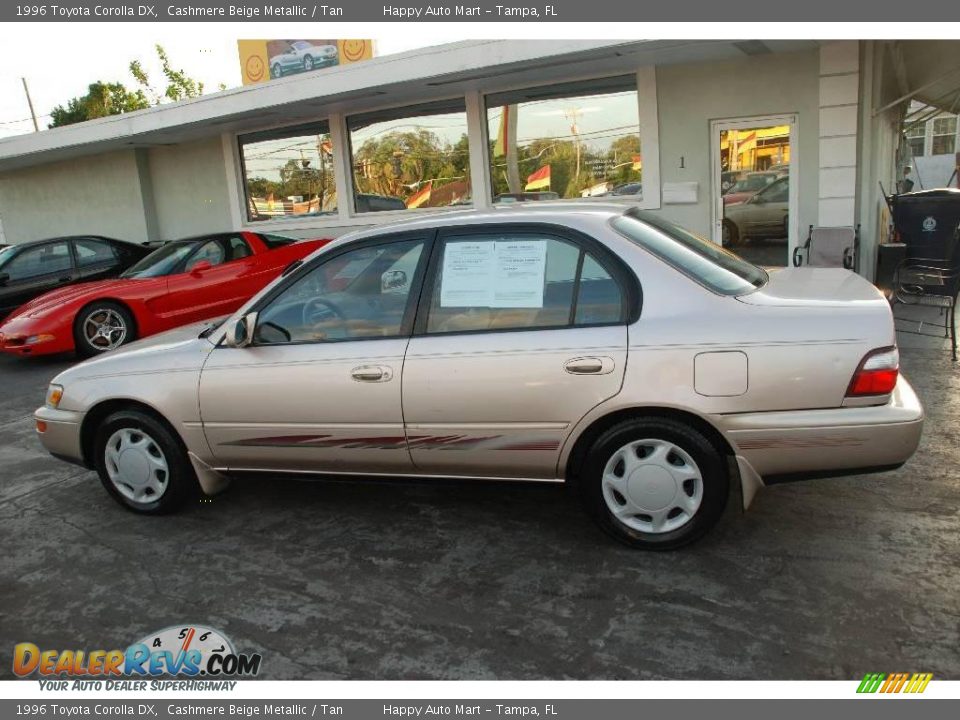 1996 Toyota Corolla DX Cashmere Beige Metallic / Tan Photo #3