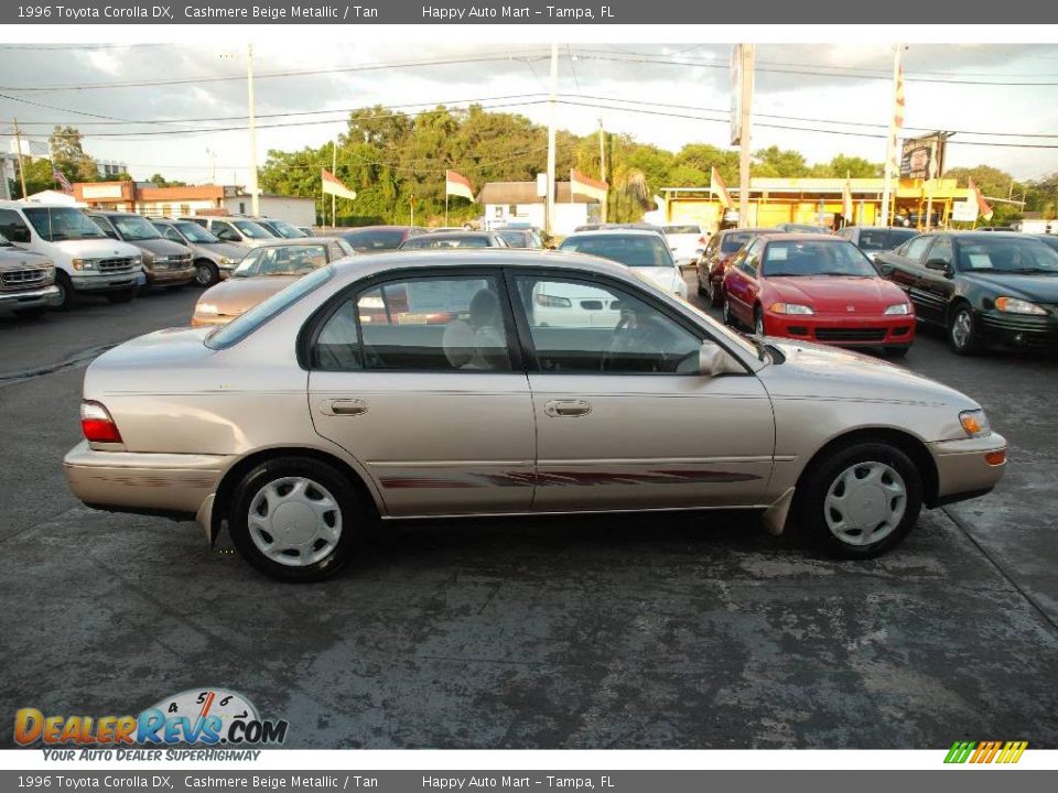 1996 Toyota Corolla DX Cashmere Beige Metallic / Tan Photo #4