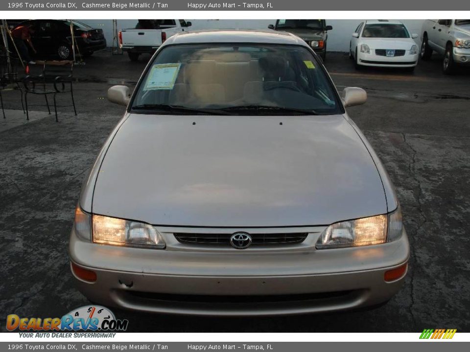 1996 Toyota Corolla DX Cashmere Beige Metallic / Tan Photo #6