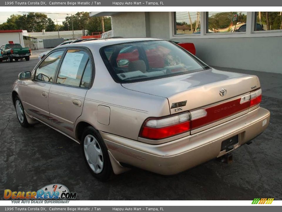 1996 Toyota Corolla DX Cashmere Beige Metallic / Tan Photo #7
