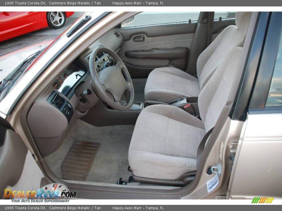 1996 Toyota Corolla DX Cashmere Beige Metallic / Tan Photo #13