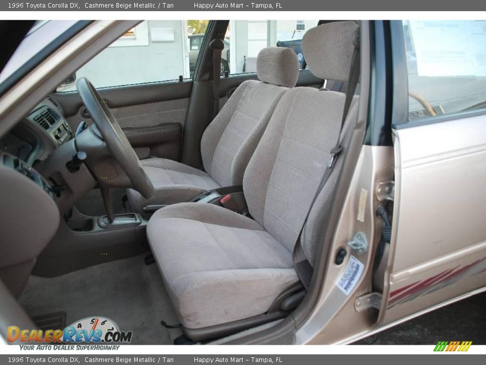 1996 Toyota Corolla DX Cashmere Beige Metallic / Tan Photo #16