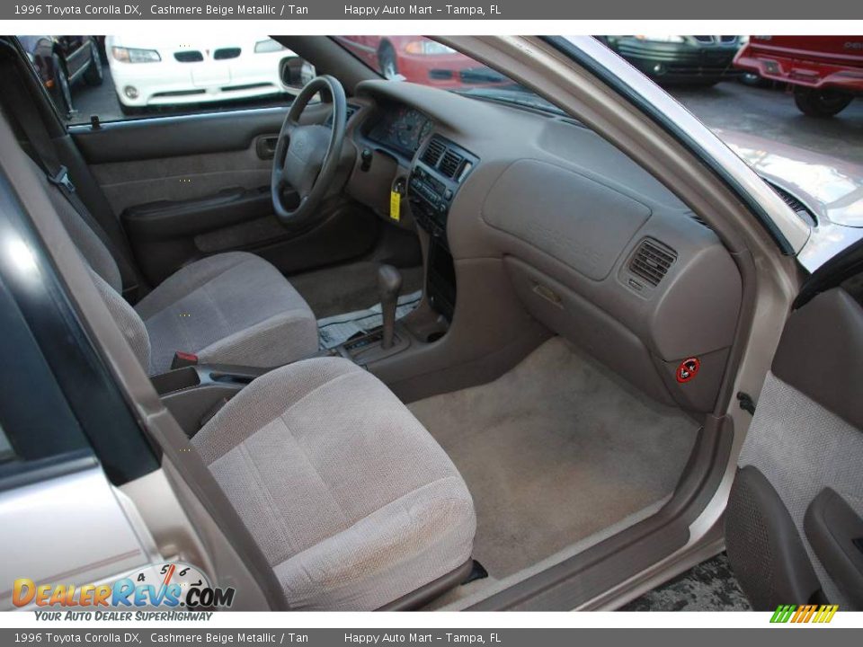 1996 Toyota Corolla DX Cashmere Beige Metallic / Tan Photo #17