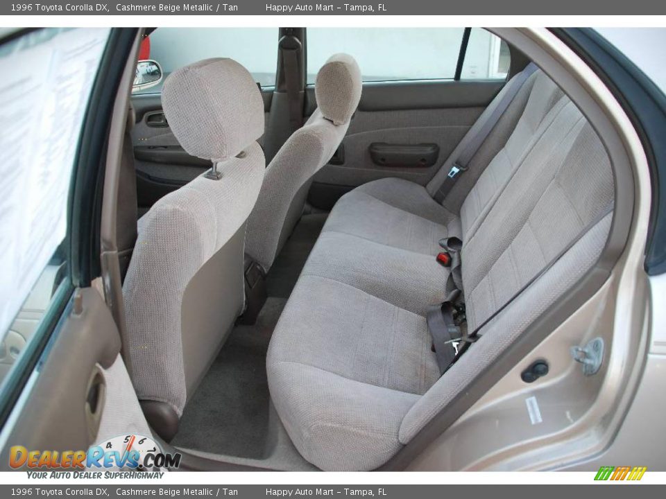 1996 Toyota Corolla DX Cashmere Beige Metallic / Tan Photo #19