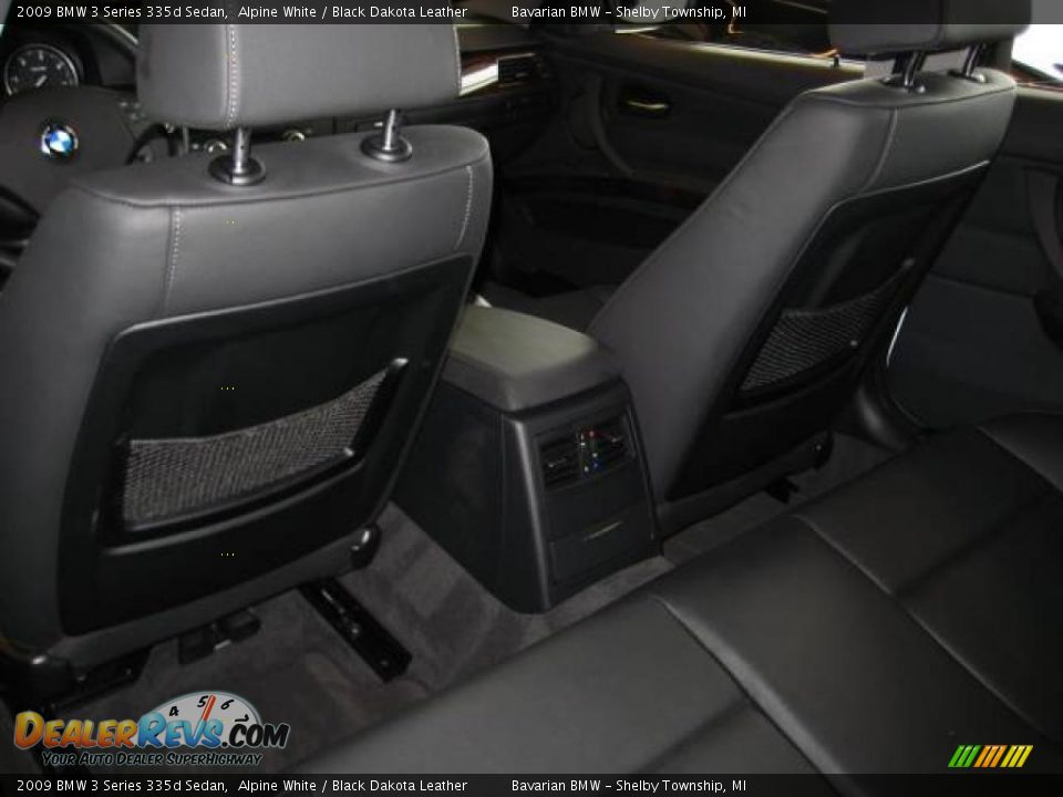 2009 BMW 3 Series 335d Sedan Alpine White / Black Dakota Leather Photo #11