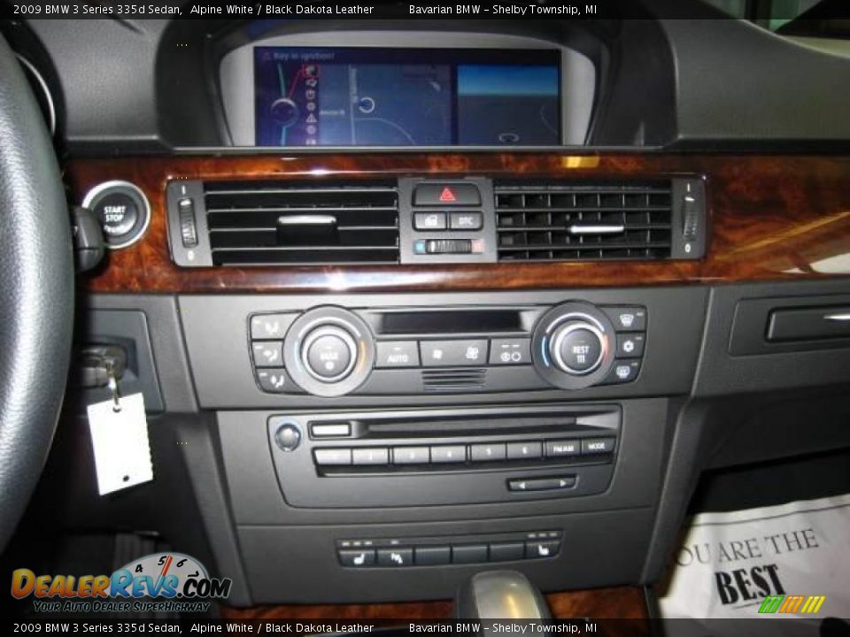 2009 BMW 3 Series 335d Sedan Alpine White / Black Dakota Leather Photo #15