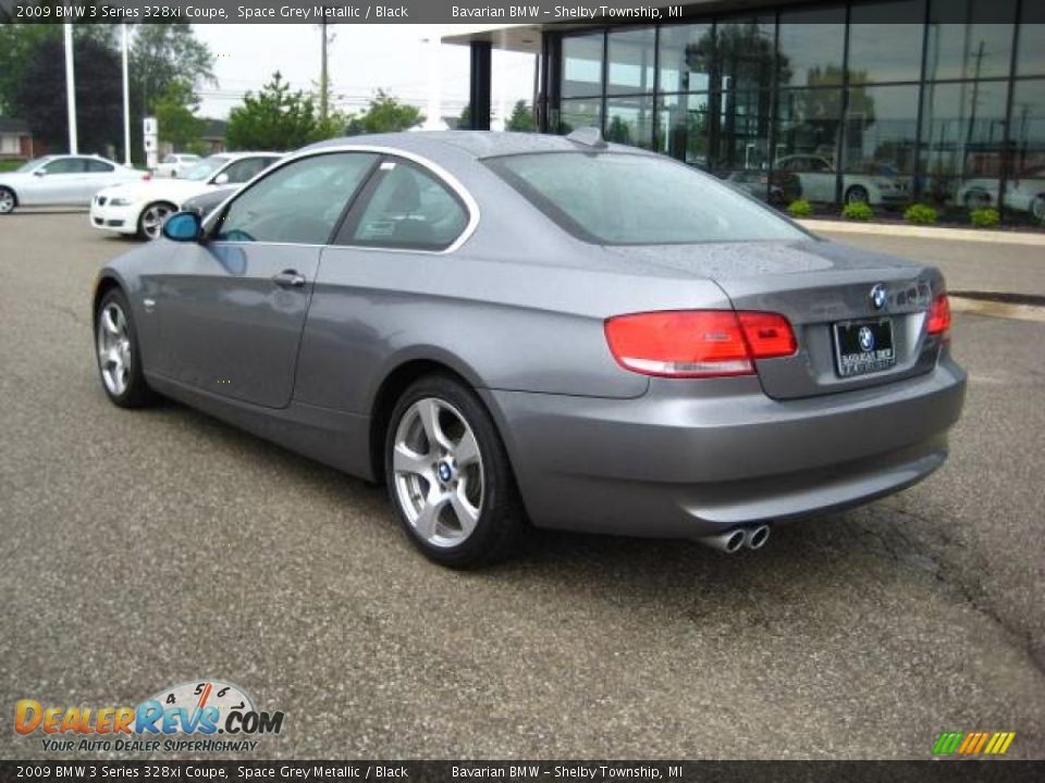2009 BMW 3 Series 328xi Coupe Space Grey Metallic / Black Photo #3