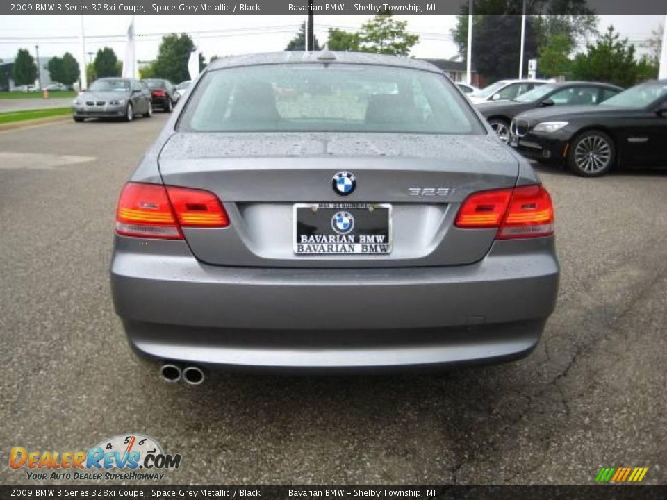 2009 BMW 3 Series 328xi Coupe Space Grey Metallic / Black Photo #4