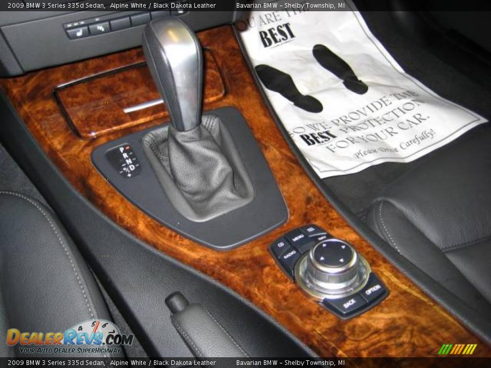 2009 BMW 3 Series 335d Sedan Alpine White / Black Dakota Leather Photo #18