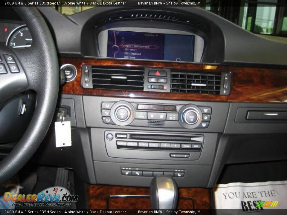 2009 BMW 3 Series 335d Sedan Alpine White / Black Dakota Leather Photo #19