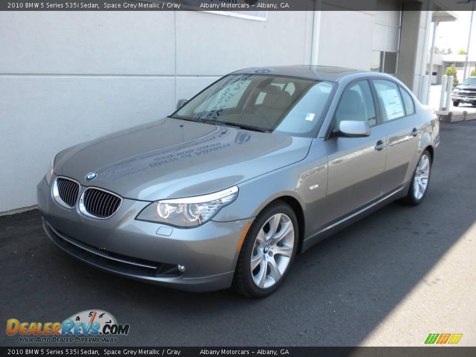 2010 BMW 5 Series 535i Sedan Space Grey Metallic / Gray Photo #2