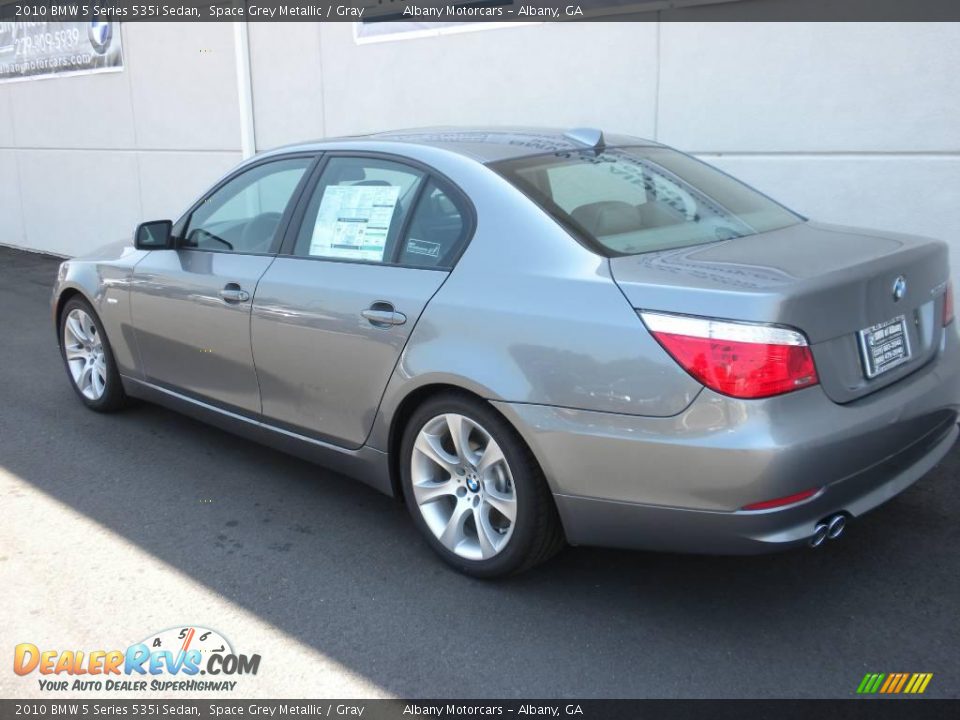 2010 BMW 5 Series 535i Sedan Space Grey Metallic / Gray Photo #3