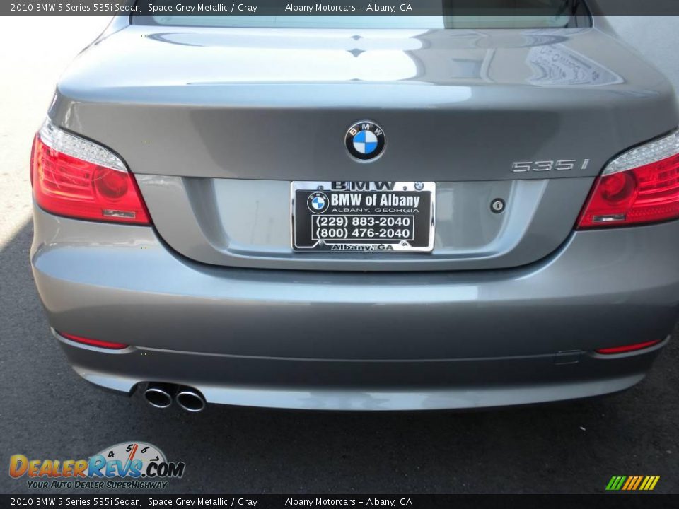 2010 BMW 5 Series 535i Sedan Space Grey Metallic / Gray Photo #4