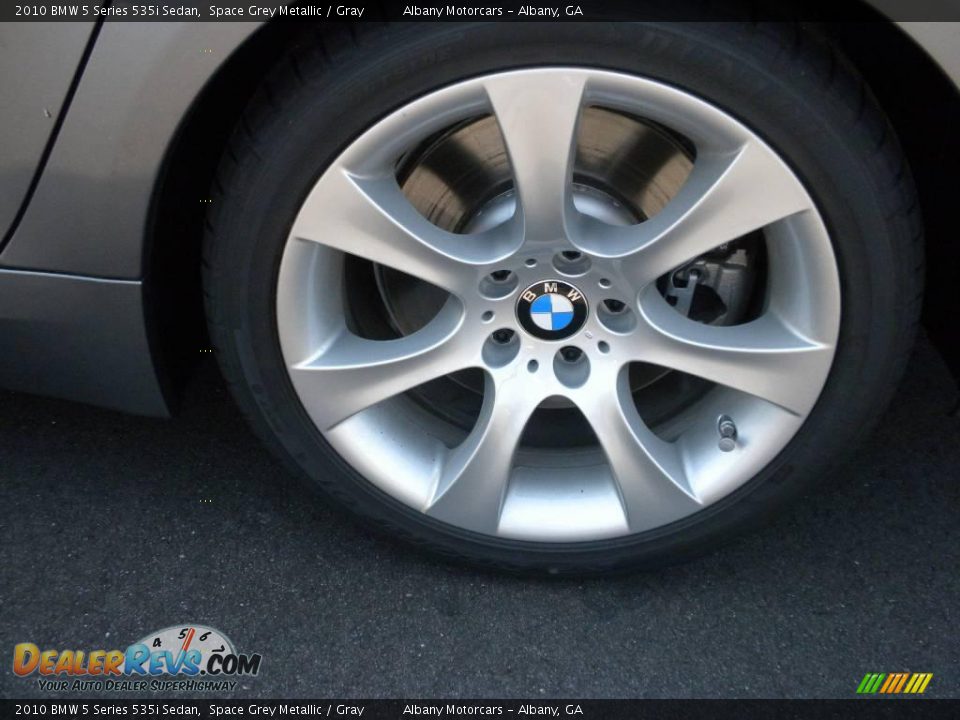 2010 BMW 5 Series 535i Sedan Space Grey Metallic / Gray Photo #5