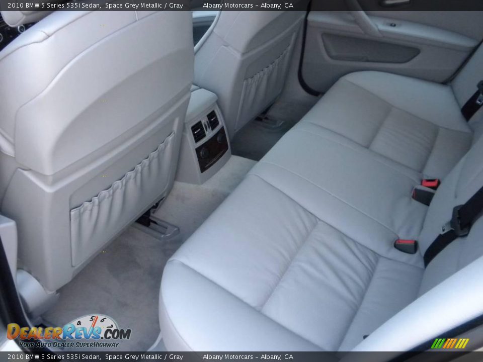 2010 BMW 5 Series 535i Sedan Space Grey Metallic / Gray Photo #11