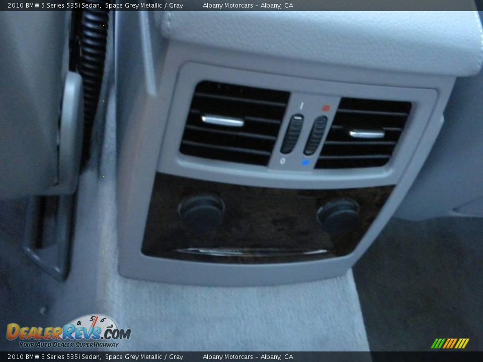 2010 BMW 5 Series 535i Sedan Space Grey Metallic / Gray Photo #12