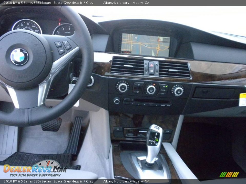 2010 BMW 5 Series 535i Sedan Space Grey Metallic / Gray Photo #13
