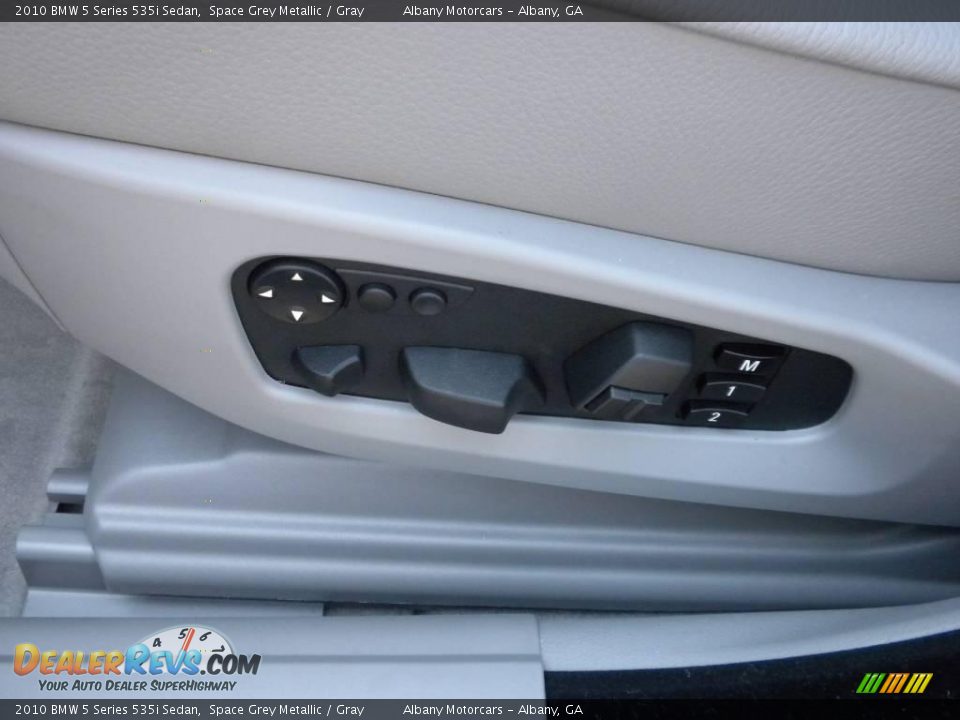 2010 BMW 5 Series 535i Sedan Space Grey Metallic / Gray Photo #14
